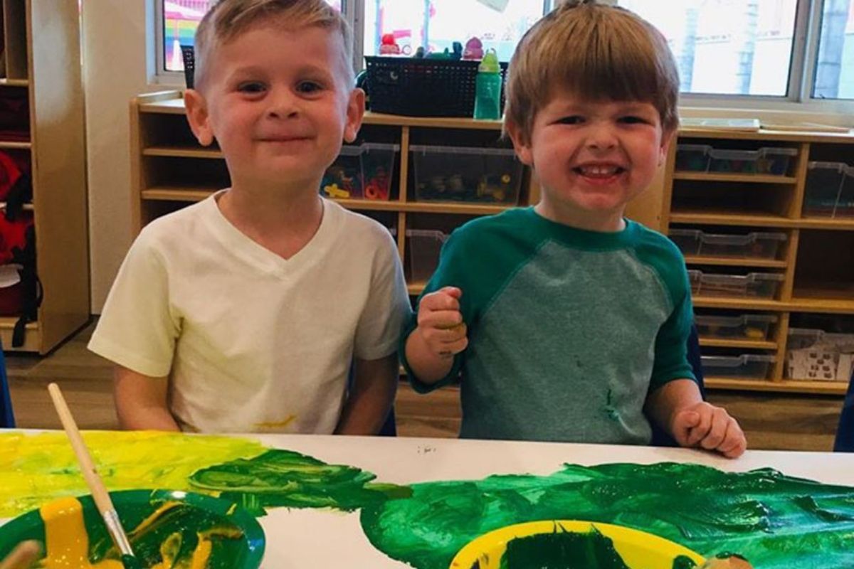 smiling boys at a Preschool & Daycare Serving North Hollywood, Santa Monica & Van Nuys, CA