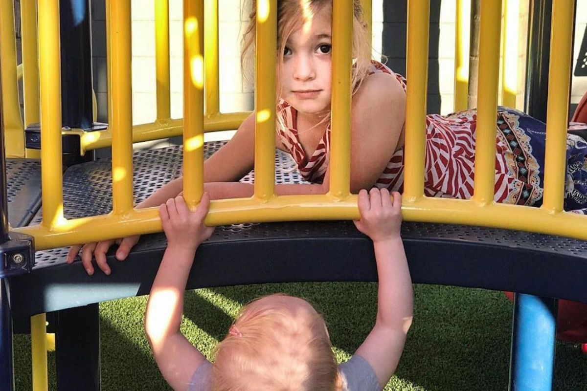 girl in playground at a Preschool & Daycare Serving North Hollywood, Santa Monica & Van Nuys, CA